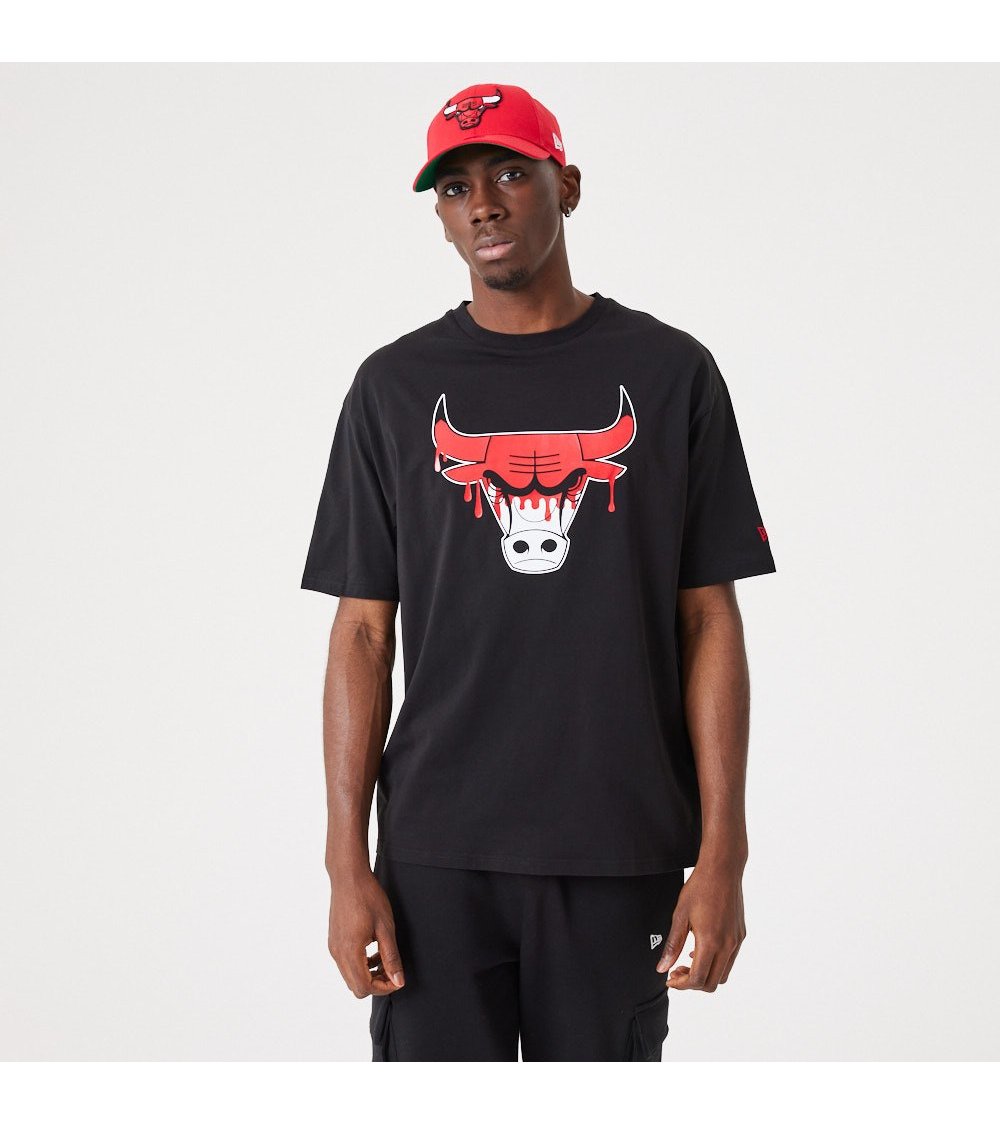 New Era camiseta NBA Chicago Bulls Drip Logo