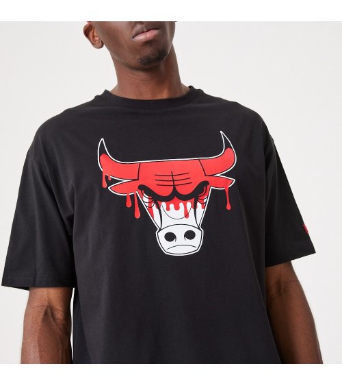 New Era camiseta NBA Chicago Bulls Drip Logo