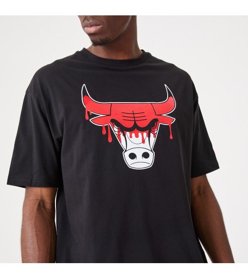 New Era NBA Chicago Bulls Drip Logo T-shirt