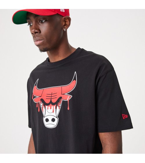 New Era NBA Chicago Bulls Drip Logo T-shirt