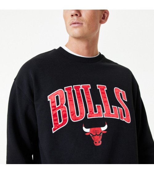 New Era felpa Bulls girocollo