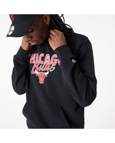 New Era felpa cappuccio Chicago Bulls