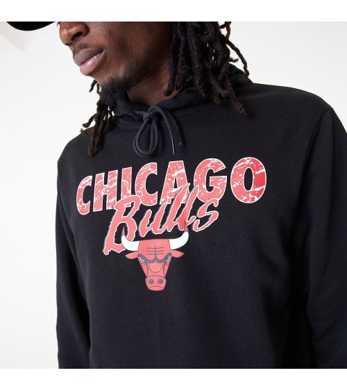 New Era felpa cappuccio Chicago Bulls