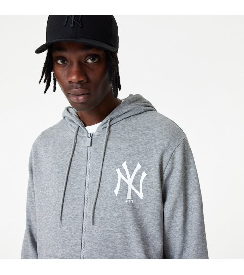 New Era felpa cappuccio e zip