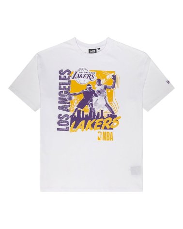 New Era T-shirt Lakers de manga corta