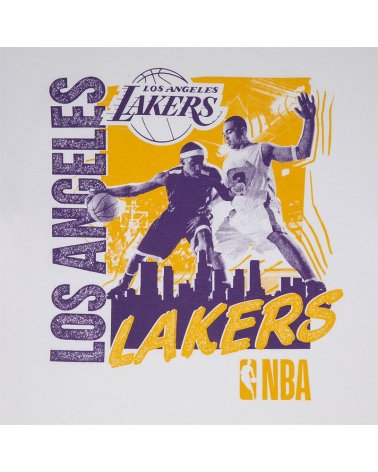 New Era T-shirt Lakers de manga corta