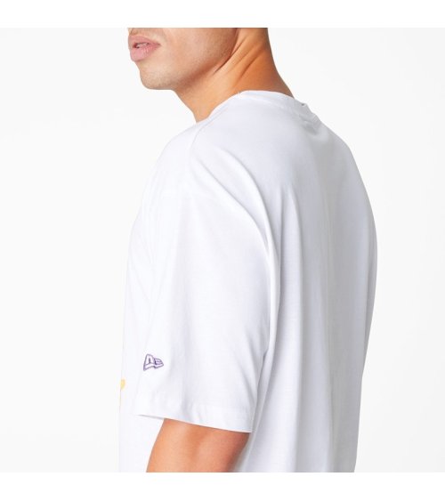 New Era T-shirt Lakers de manga corta