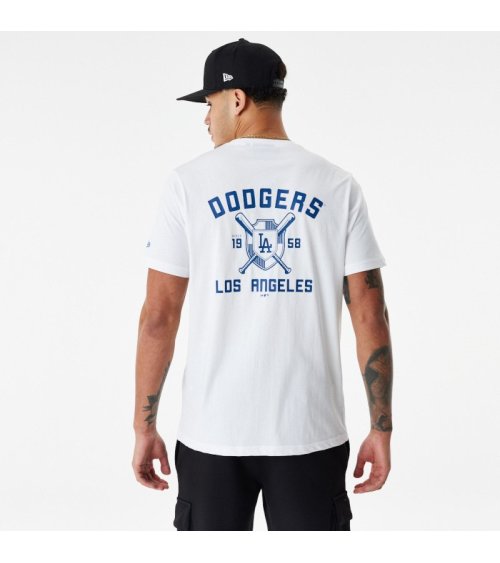 New Era T-Shirt Los Angeles Dodgers con stampa retro