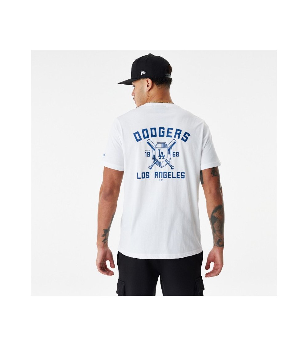 New Era T-Shirt Los Angeles Dodgers con stampa retro
