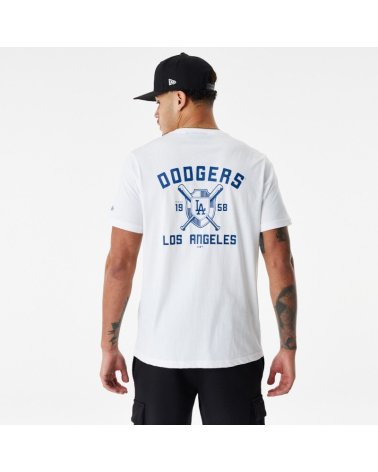 New Era T-Shirt Los Angeles Dodgers con stampa retro