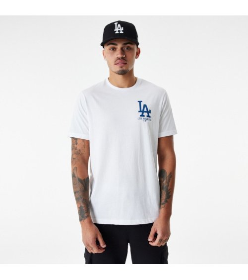 New Era T-Shirt Los Angeles Dodgers con stampa retro