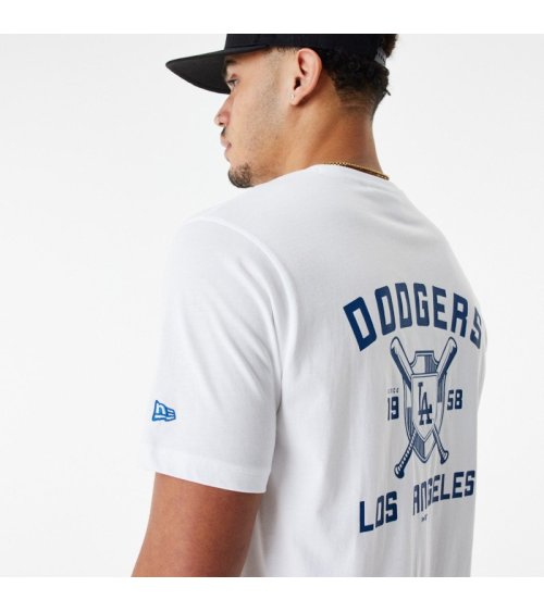 New Era T-Shirt Los Angeles Dodgers con stampa retro