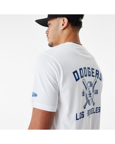 New Era T-Shirt Los Angeles Dodgers con stampa retro