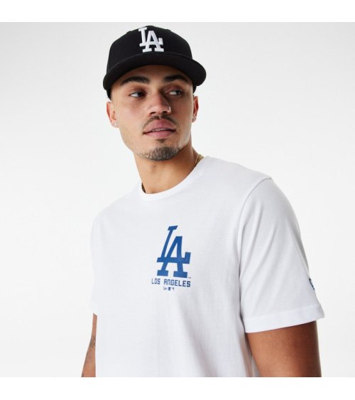 New Era T-Shirt Los Angeles Dodgers con stampa retro