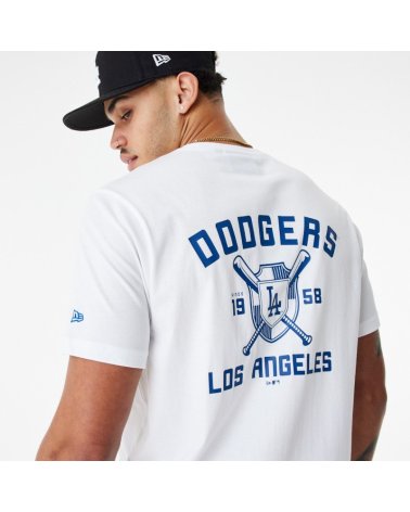 New Era T-Shirt Los Angeles Dodgers con stampa retro