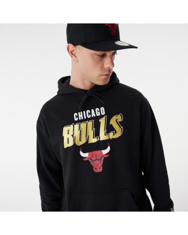 Sudadera con capucha New Era Chicago Bulls