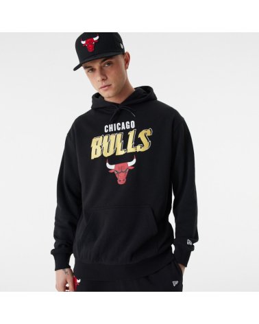 Sudadera con capucha New Era Chicago Bulls