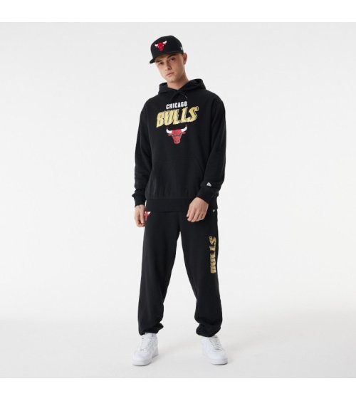 Sudadera con capucha New Era Chicago Bulls