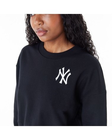 New Era Camiseta Crop de Manga Larga