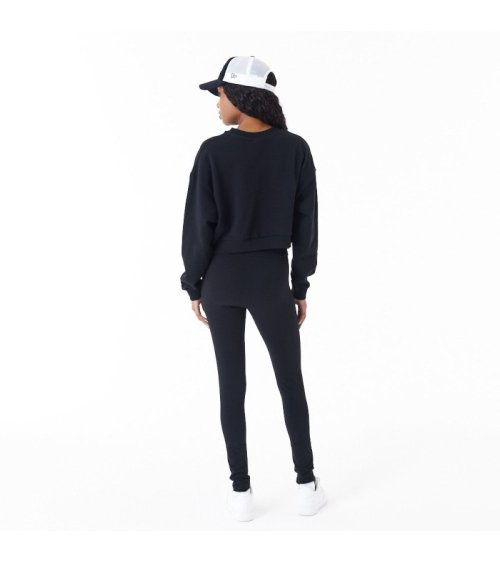 New Era Camiseta Crop de Manga Larga