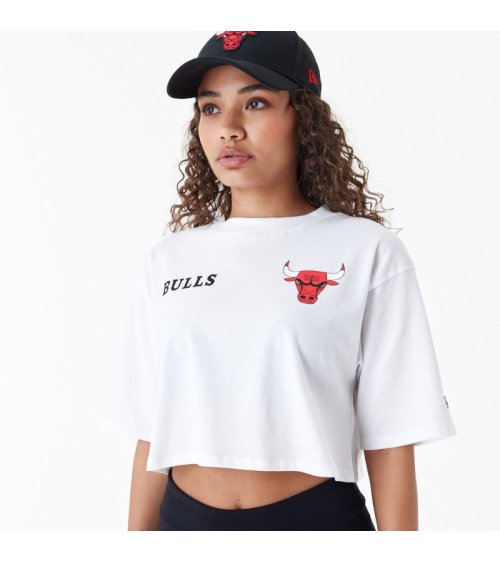 New Era Cropped Bulls T-Shirt