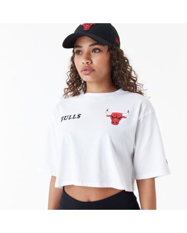 New Era Cropped Bulls T-Shirt