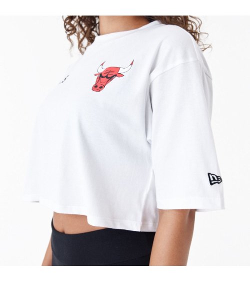 New Era Cropped Bulls T-Shirt