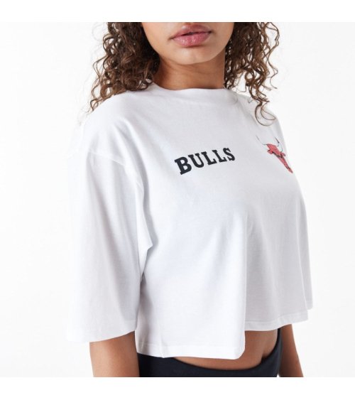New Era Cropped Bulls T-Shirt