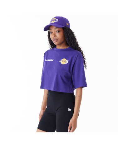 New Era T-Shirt cropped NBA Team Logo