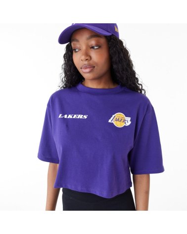 New Era T-Shirt cropped NBA Team Logo