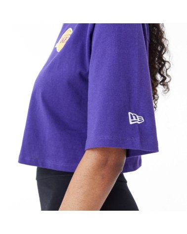 New Era Cropped T-Shirt NBA Team Logo