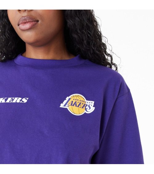New Era Cropped T-Shirt NBA Team Logo