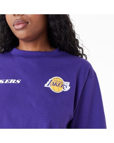 New Era T-Shirt cropped NBA Team Logo