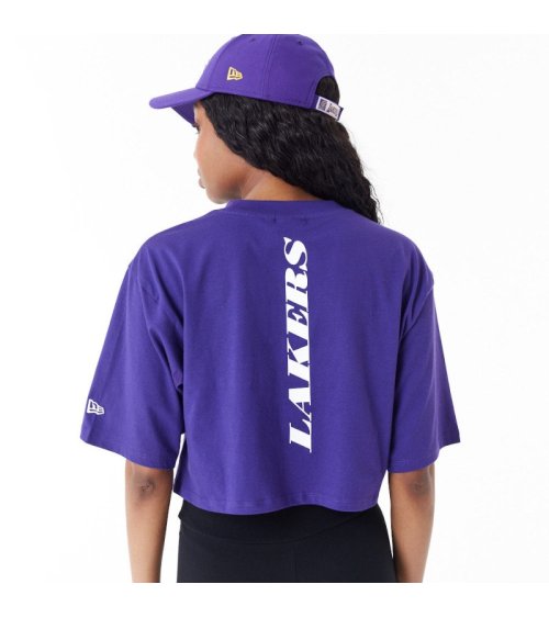New Era Cropped T-Shirt NBA Team Logo