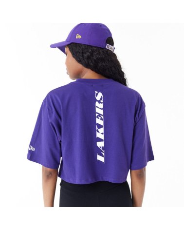 New Era T-Shirt cropped NBA Team Logo
