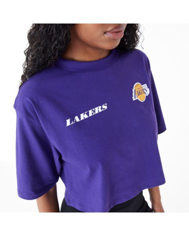 New Era T-Shirt cropped NBA Team Logo