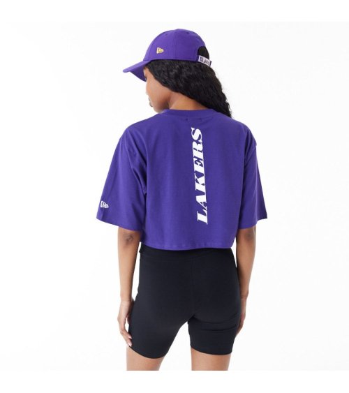 New Era Cropped T-Shirt NBA Team Logo