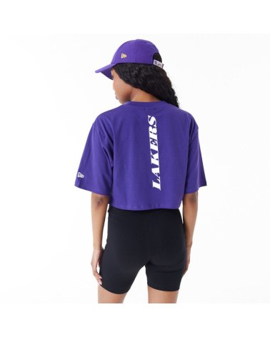 New Era T-Shirt cropped NBA Team Logo