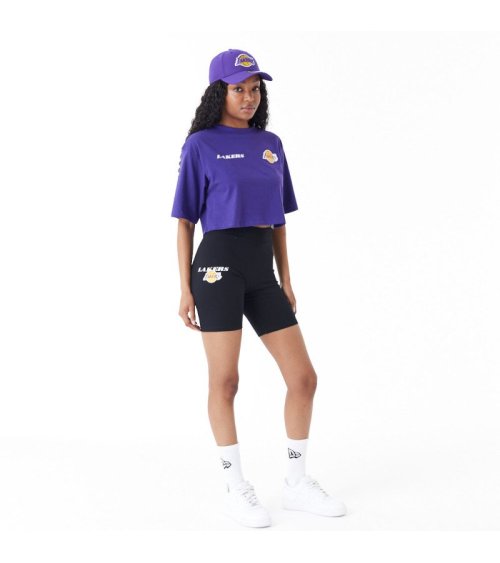 New Era Cropped T-Shirt NBA Team Logo