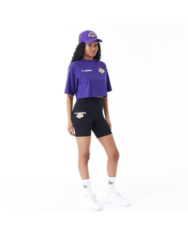 New Era Cropped T-Shirt NBA Team Logo