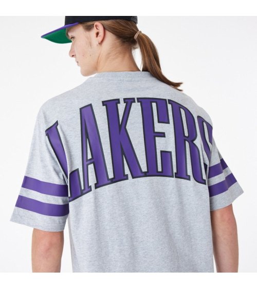 New Era T-Shirt NBA Lakers de manga corta
