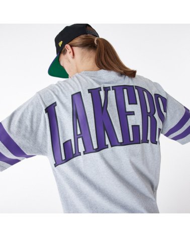 New Era T-Shirt NBA Lakers de manga corta