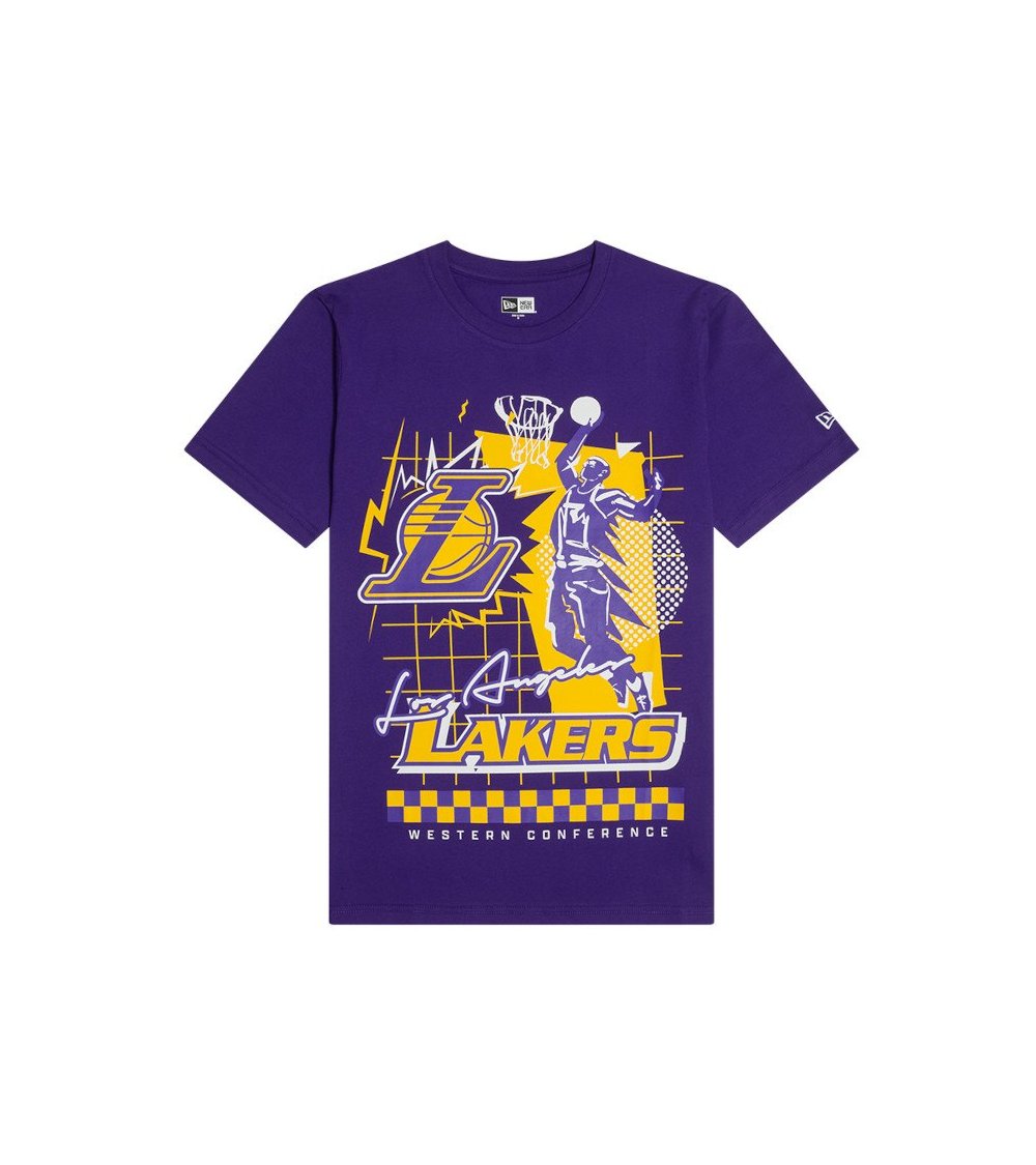 New Era T-Shirt Lakers con impresión frontal