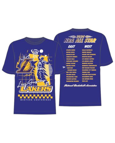 New Era T-Shirt Lakers con impresión frontal