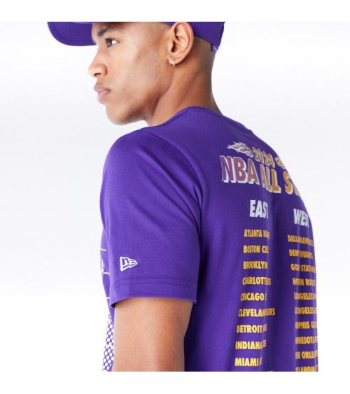 New Era T-Shirt Lakers con impresión frontal