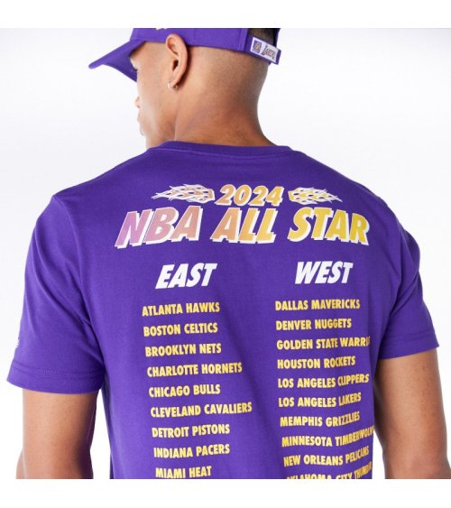 New Era T-Shirt Lakers con impresión frontal