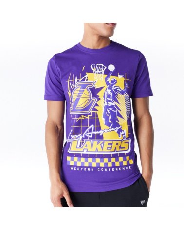 New Era T-Shirt Lakers con impresión frontal