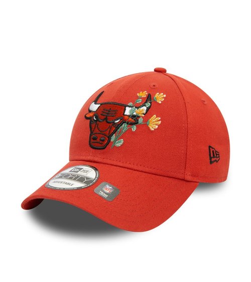 New Era 9Forty Cap Chicago Bulls mit Floralem Stick