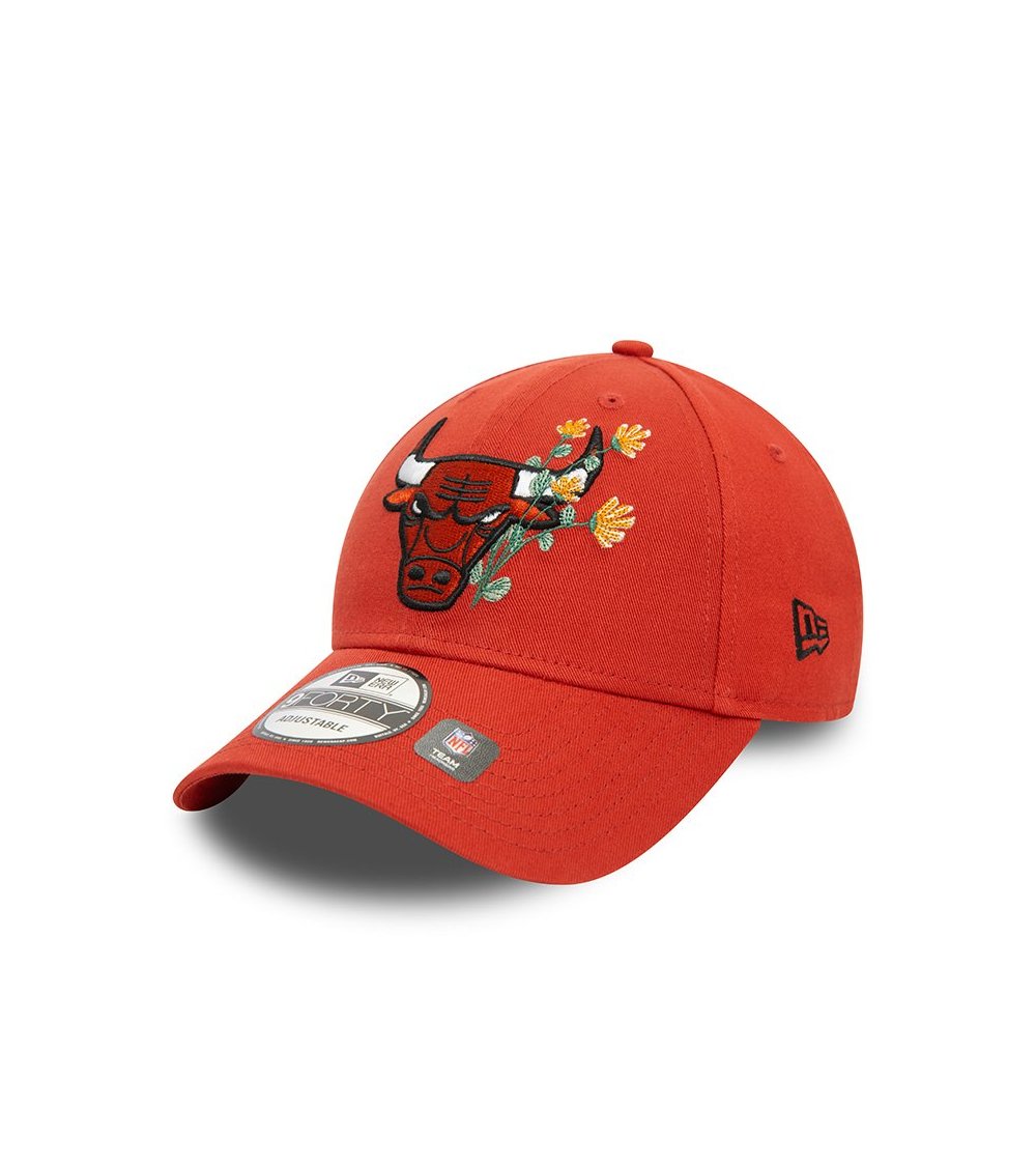 New Era 9Forty Cap Chicago Bulls with Floral Embroidery