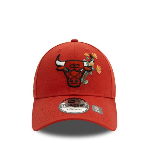 New Era 9Forty Cap Chicago Bulls with Floral Embroidery